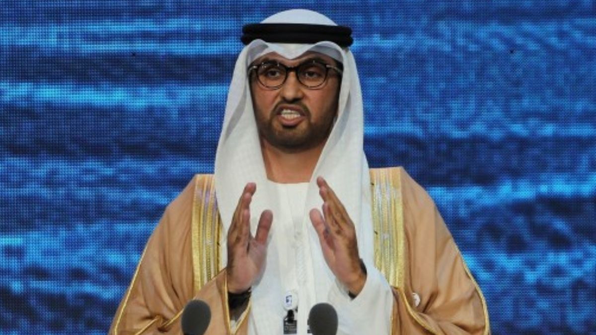 El sultán Ahmed Al Jaber, presidente de la COP28, es también consejero de la Compañía Nacional de Petróleo de Abu Dhabi (Imagen: Kamran Jebreili / Alamy) El sultán Ahmed Al Jaber, presidente de la COP28, es también consejero de la Compañía Nacional de Petróleo de Abu Dhabi (Imagen: Kamran Jebreili / Alamy)