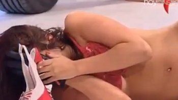 Video: brutal agresión a una concursante en un programa de la televisión rusa