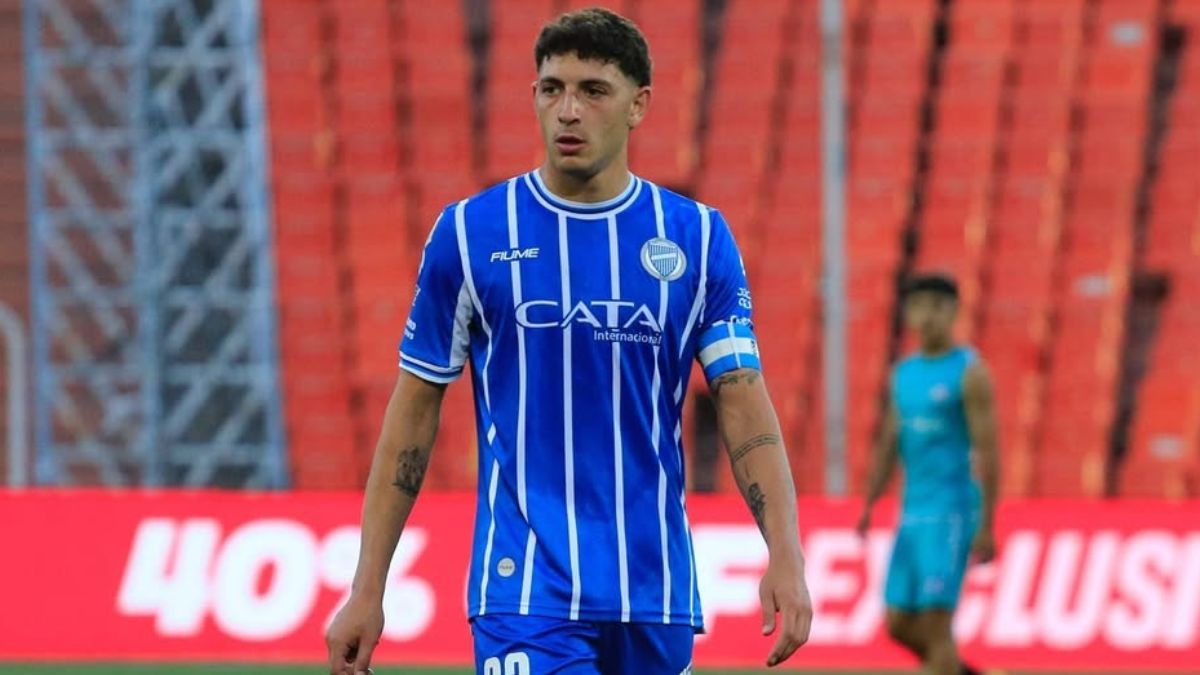 Gonzalo Ábrego le dio el empate a Godoy Cruz ante Platense. Foto: Gentileza Prensa Godoy Cruz. 