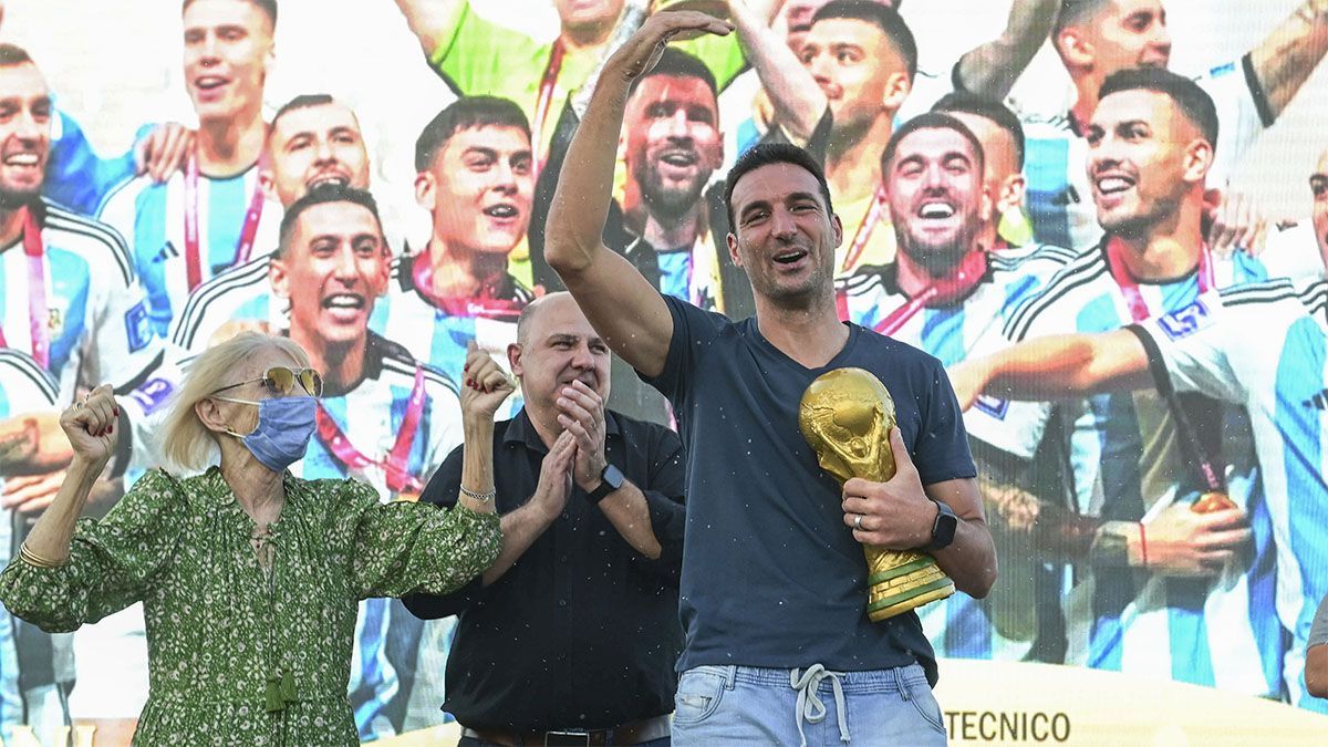 Lionel Scaloni fue homenajeado en su ciudad natal,&nbsp;