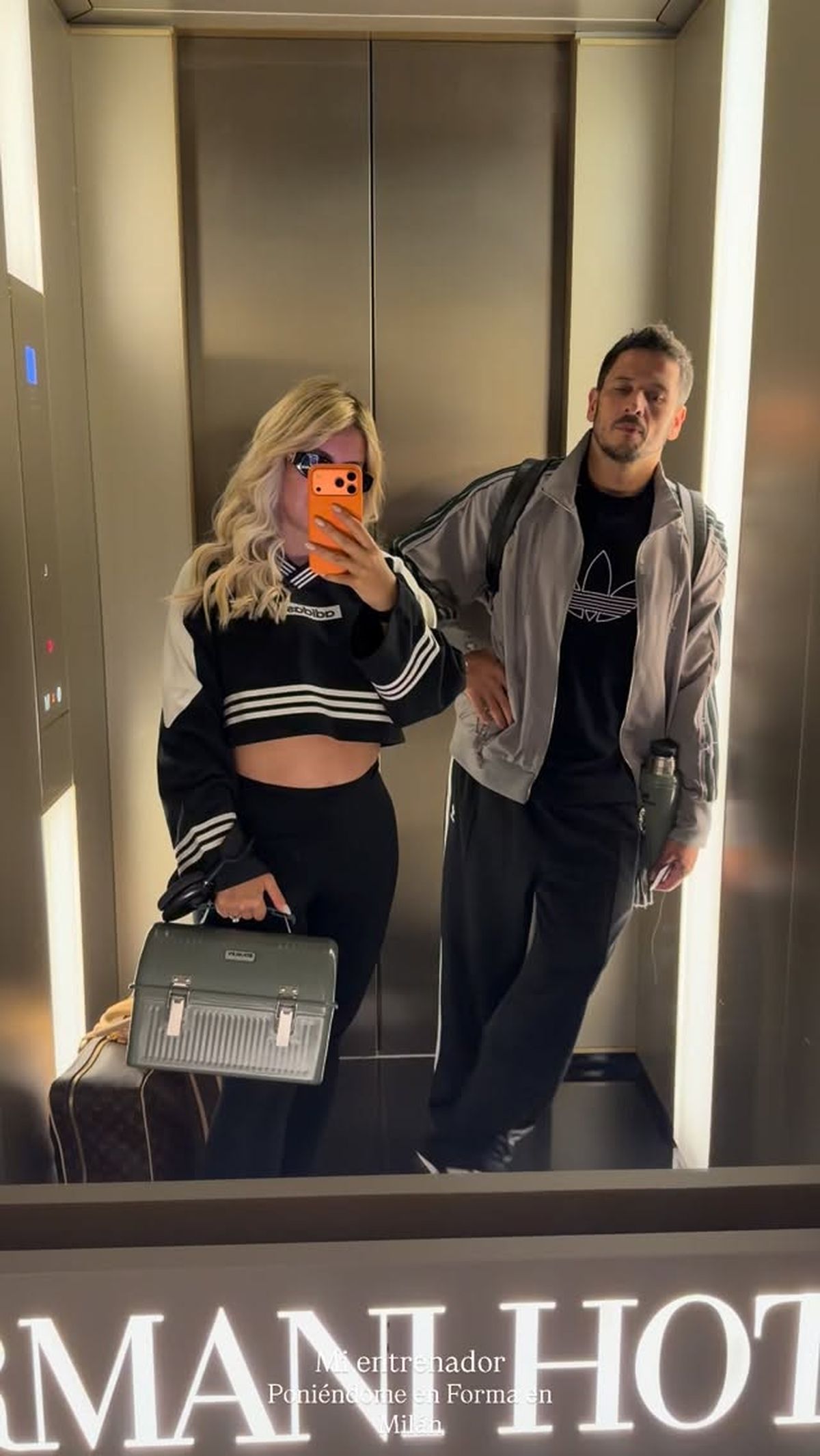 Wanda Nara causó furor con su figura desde Milán. Wanda Nara causó furor con su figura desde Milán.