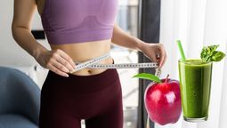 Dieta de la manzana vs. método detox para adelgazar. Foto: creada por Diario Uno.