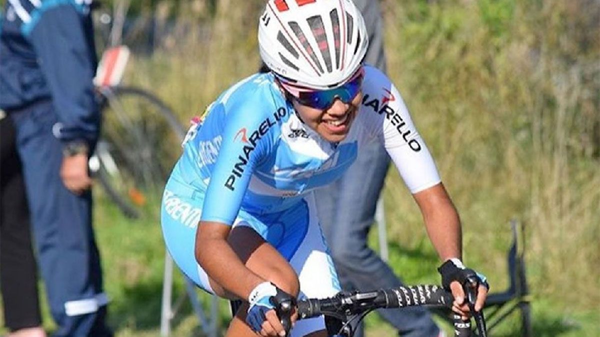 Fernamda Yapura estará en el Mundial de Ciclismo en Ruta de Italia.