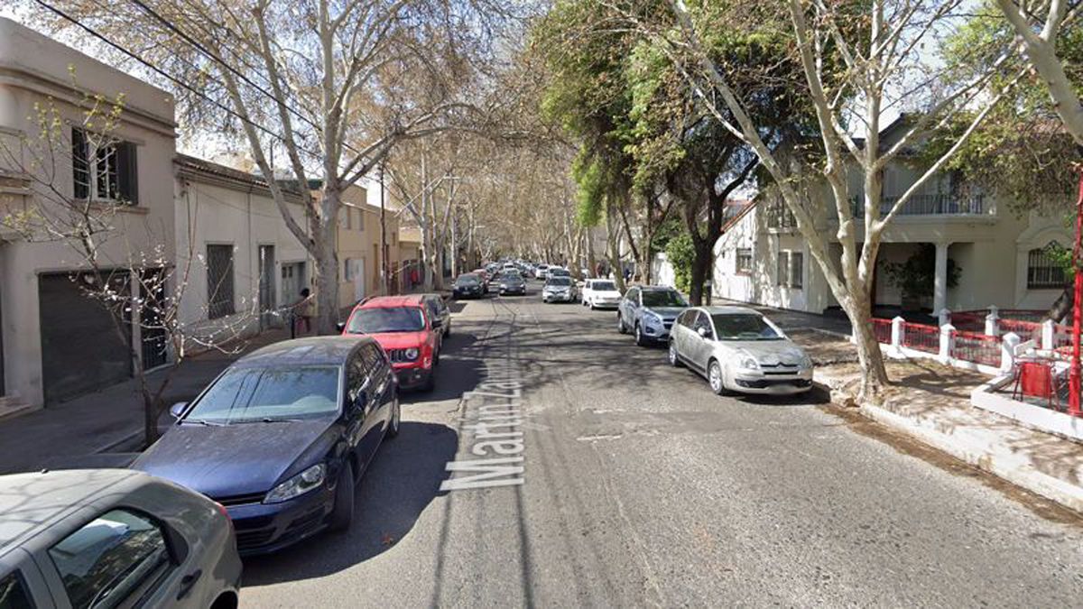 El domicilio está ubicado en la calle Martín Zapata.
