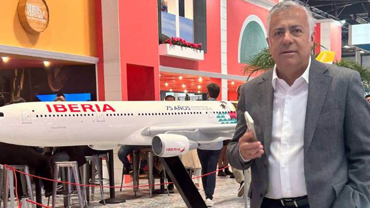 Alfredo Cornejo se reunió con representantes de diversas compañías aéreas, omo Iberia.