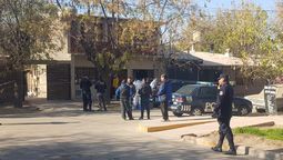El lugar donde ocurrió el crimen en Guaymallén.