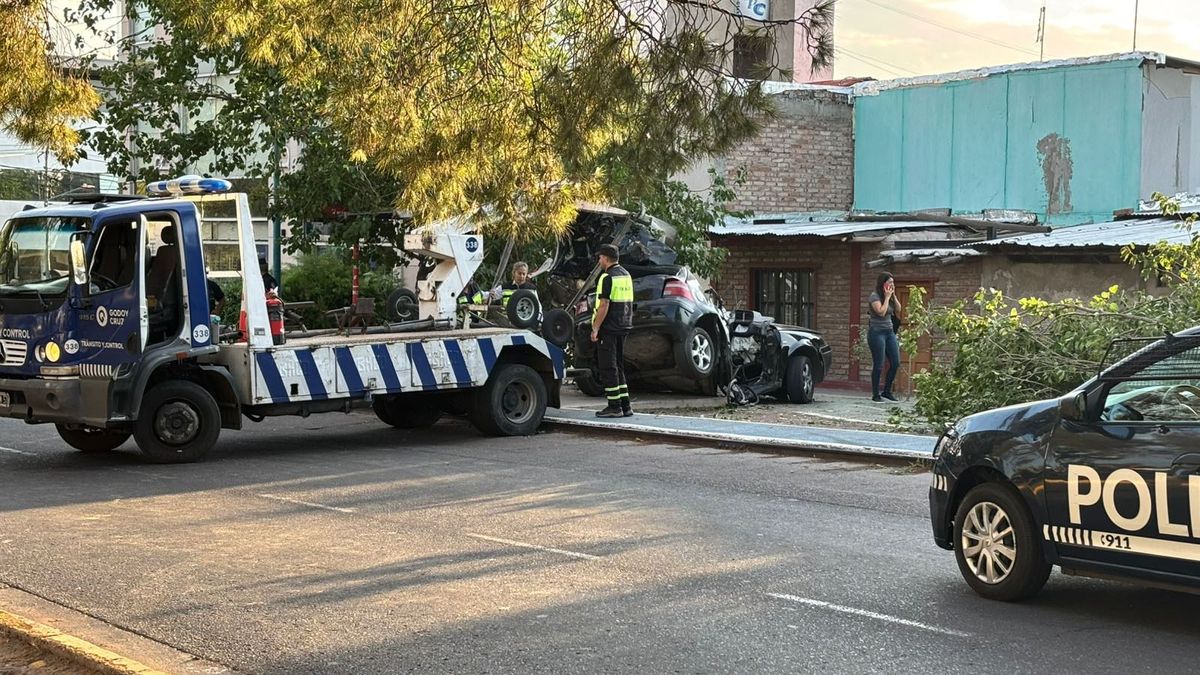 El auto cruzó la ciclovía, dobló una parada de colectivo e impactó contra un árbol. Como consecuencia del accidente cuatro chicos de entre 14 y 20 años murieron.