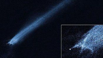 Fotografían un asteroide con una cola de un millón de km