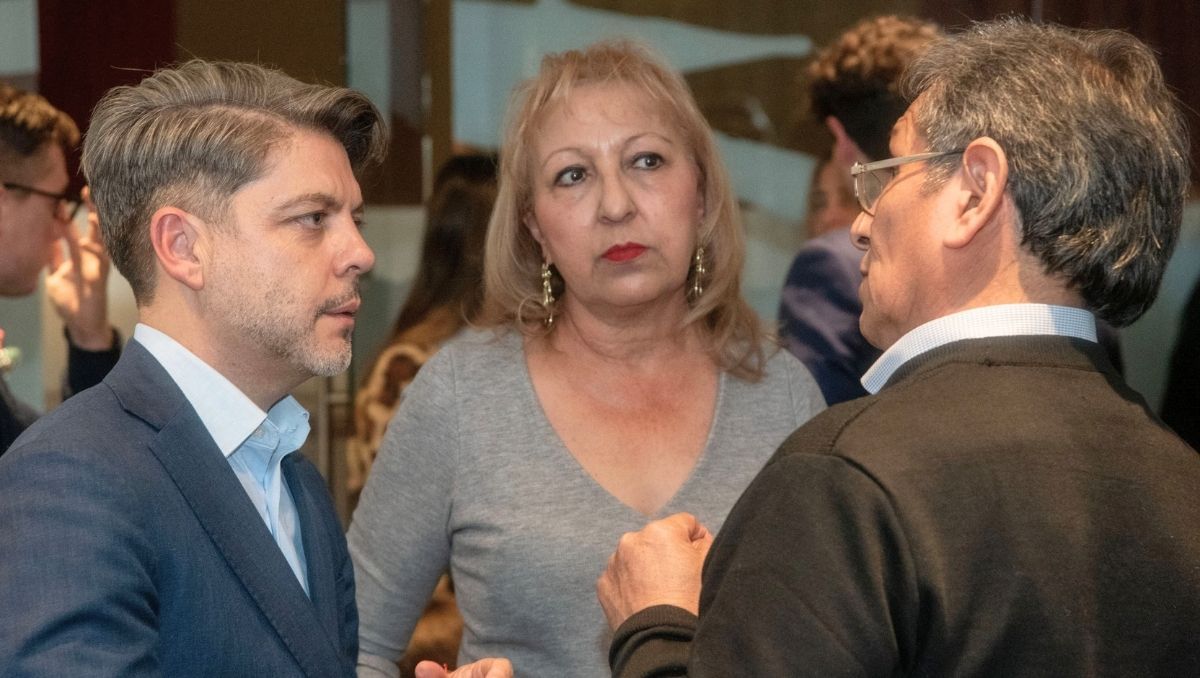 Daniel Guerrero, María Isabel Grosso y Carlos Salazar, del Partido de los Jubilados. Daniel Guerrero, María Isabel Grosso y Carlos Salazar, del Partido de los Jubilados.
