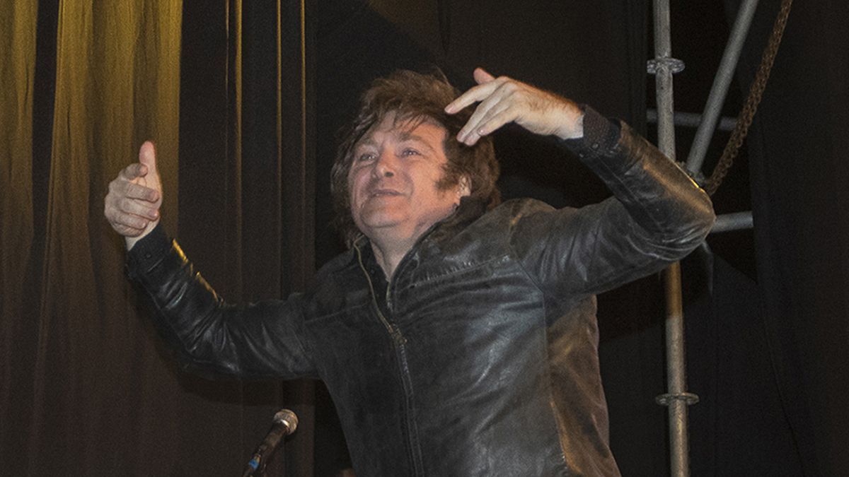 Milei en Mendoza, el día del acto en Capital. Milei en Mendoza, el día del acto en Capital.