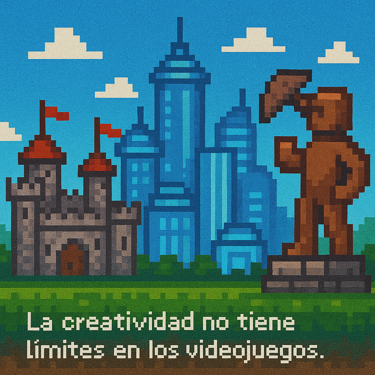 La creatividad no tiene límites en los videojuegos. La creatividad no tiene límites en los videojuegos.