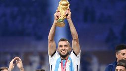 Germán Pezzella salió campeón en el Mundial Qatar 2022.