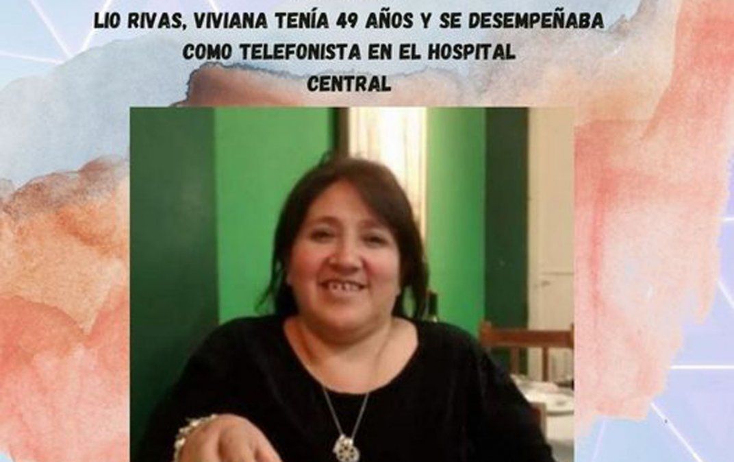 Trabajadora del Hospital Central. Vivi Ríos era muy querida.