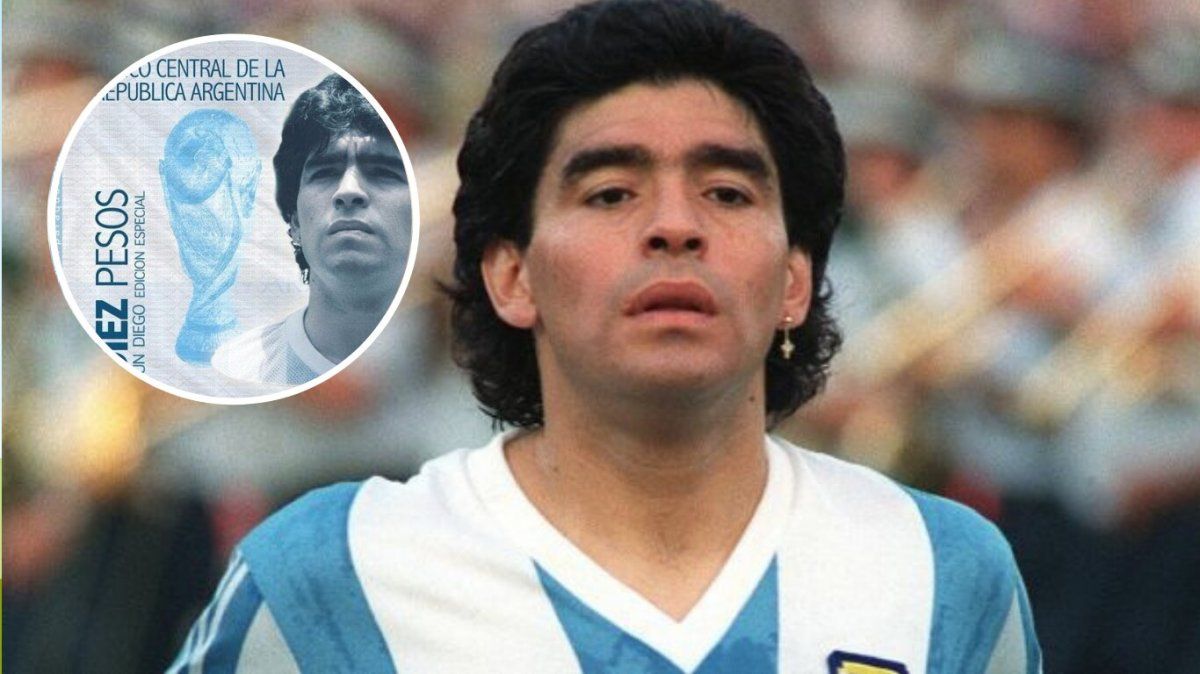 Proponen crear un billete para homenajear a Diego Maradona