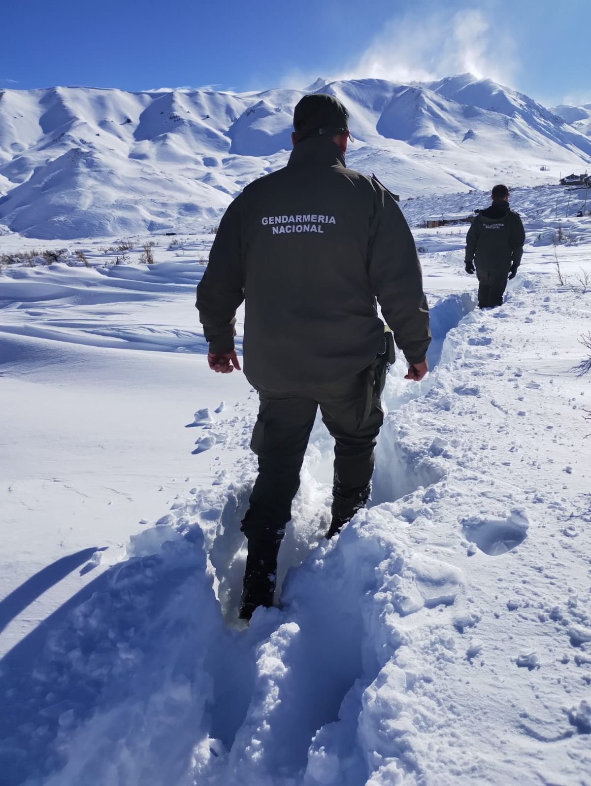 Gendarmes del Grupo Especial de Alta Montaña. Gendarmes del Grupo Especial de Alta Montaña.