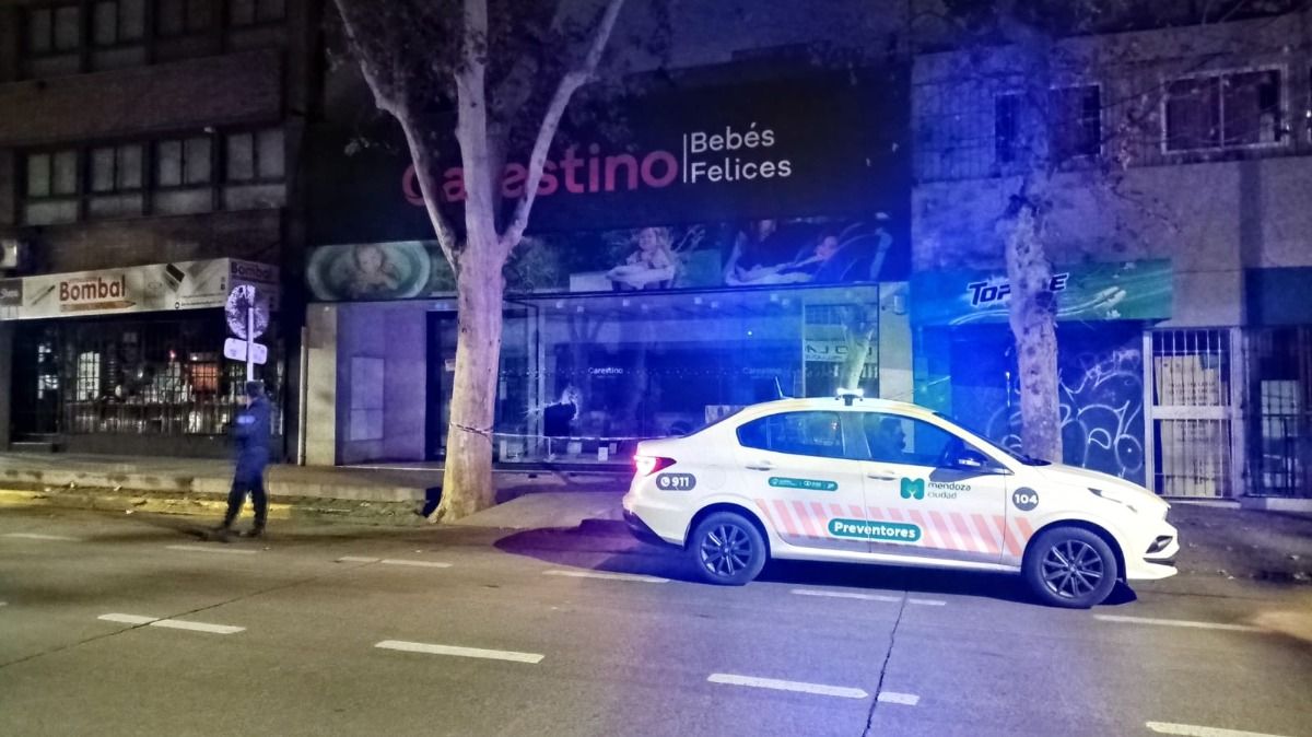 El ladrón se fue en un cochecito, pero policial. El ladrón se fue en un cochecito, pero policial.