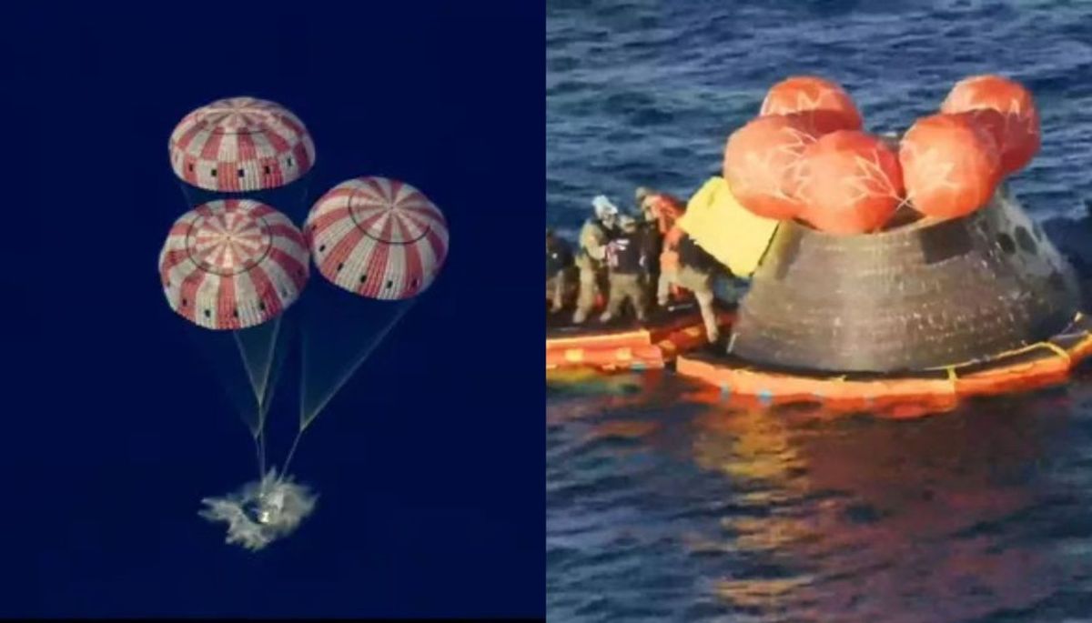 La misión Artemis II de la NASA concluyó con éxito el 10 de abril de 2026, con el amerizaje de la cápsula Orión en el océano Pacífico, cerca de San Diego, California. La misión Artemis II de la NASA concluyó con éxito el 10 de abril de 2026, con el amerizaje de la cápsula Orión en el océano Pacífico, cerca de San Diego, California.