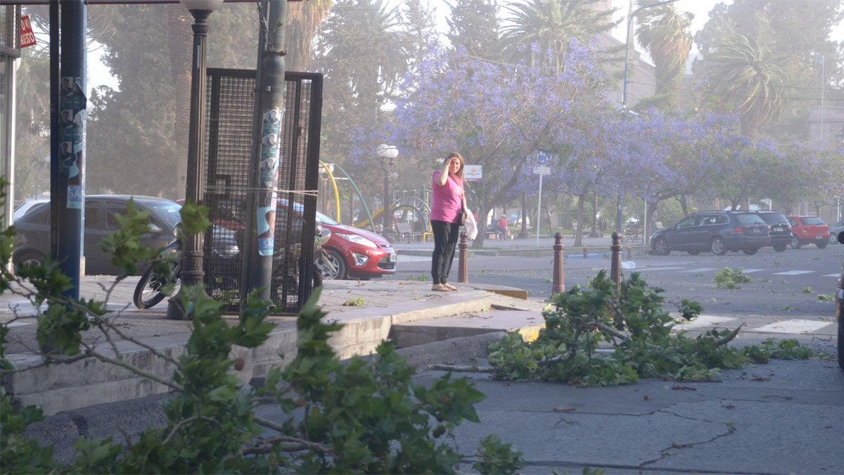Viento Zonda: suspenden las clases presenciales en algunos sectores de Mendoza