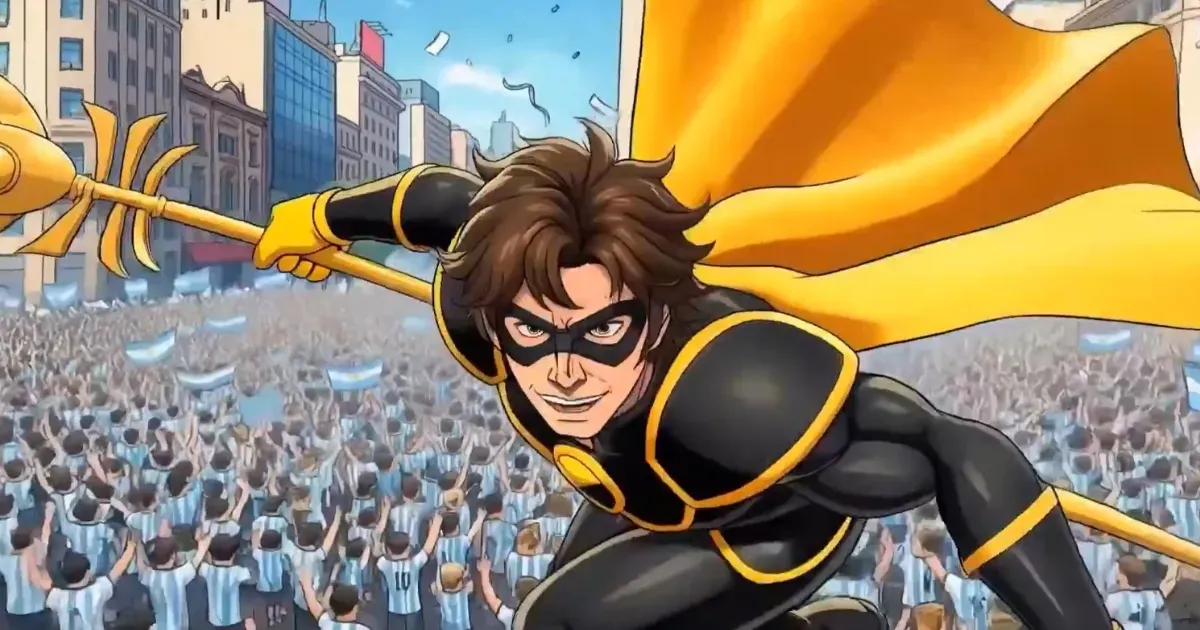 El avatar dibujado de Javier Milei.