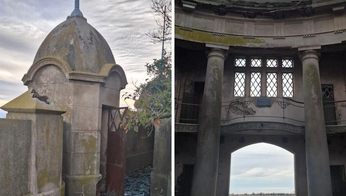 La estancia La Marión se encuentra en el abandono total en la actualidad. La estancia La Marión se encuentra en el abandono total en la actualidad. 