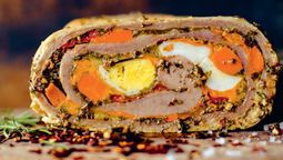 El matambre arrollado es una receta ideal para preparar en Navidad. Los pasos simples. Foto: gentileza La Nación.
