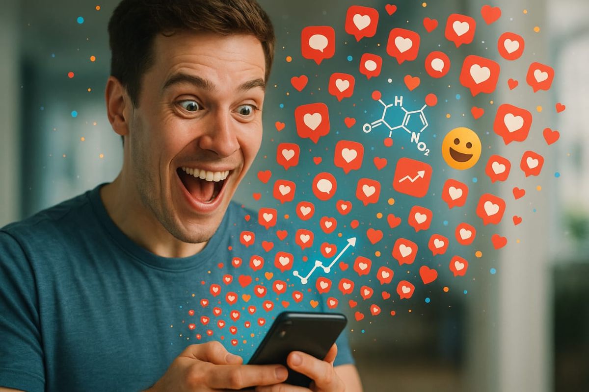 Las notificaciones están diseñadas para provocar una liberación de dopamina en el cerebro. Las notificaciones están diseñadas para provocar una liberación de dopamina en el cerebro.