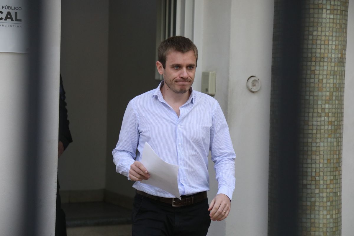 El director general de Asuntos Gubernamentales, Francisco Mondotte, este miércoles en la Justicia Federal. El director general de Asuntos Gubernamentales, Francisco Mondotte, este miércoles en la Justicia Federal.