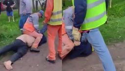 Ponete a laburar: Agarraron a un ladrón, lo desnudaron y lo entregaron a la Policía. Ponete a laburar: Agarraron a un ladrón, lo desnudaron y lo entregaron a la Policía.