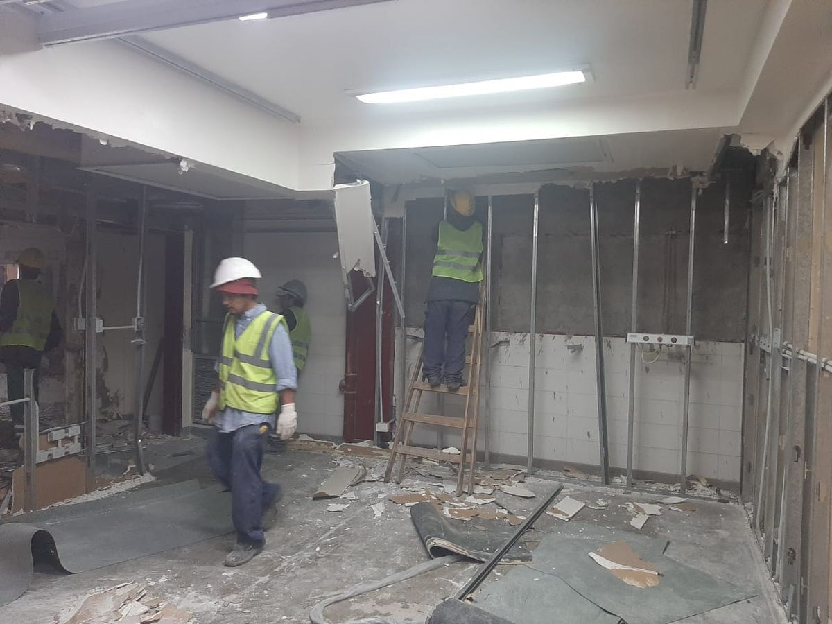El Gobierno realiza mejoras en el Hospital Notti