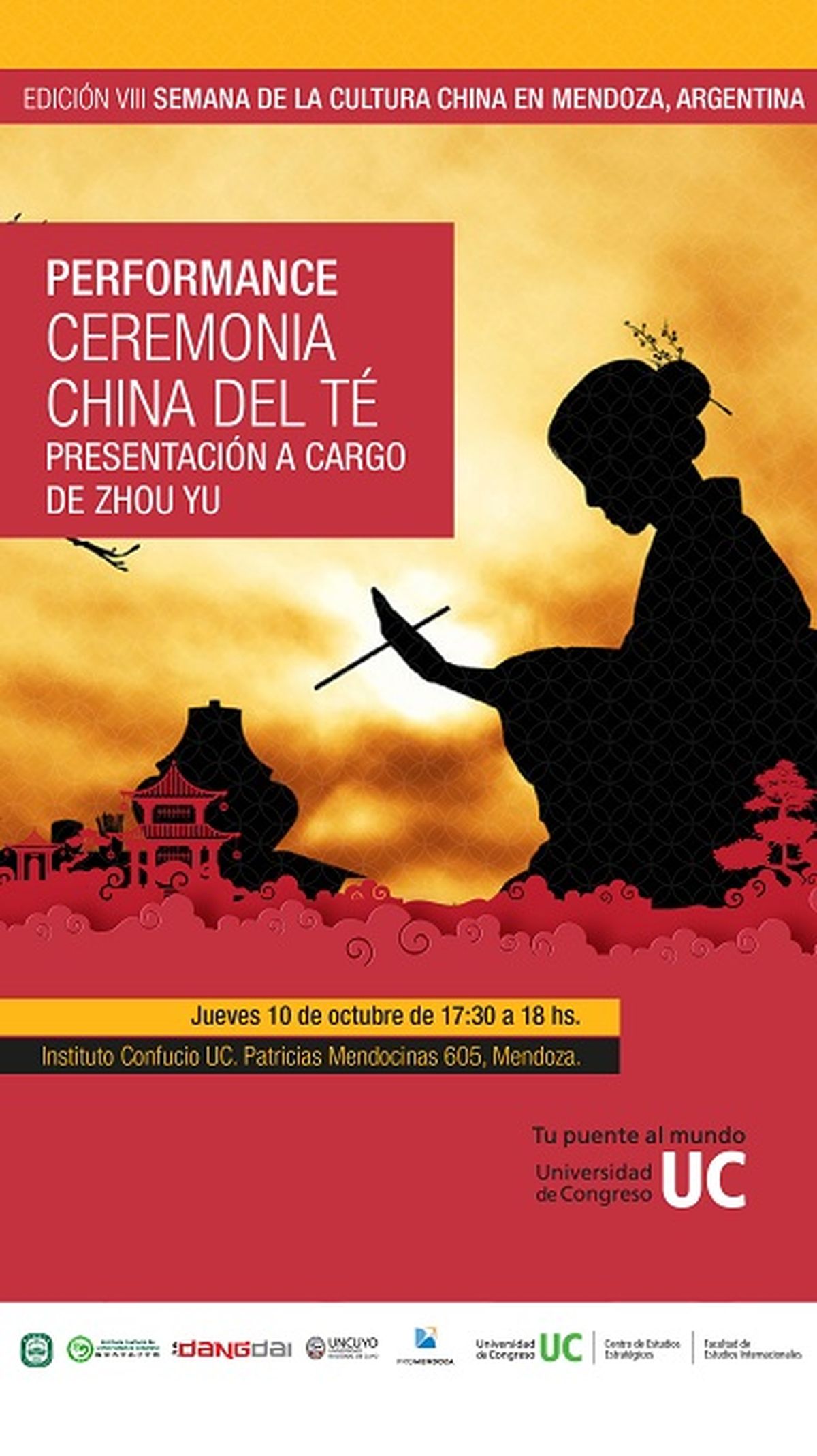 Lega la VIII Edición de la Semana de la Cultura China. Lega la VIII Edición de la Semana de la Cultura China.