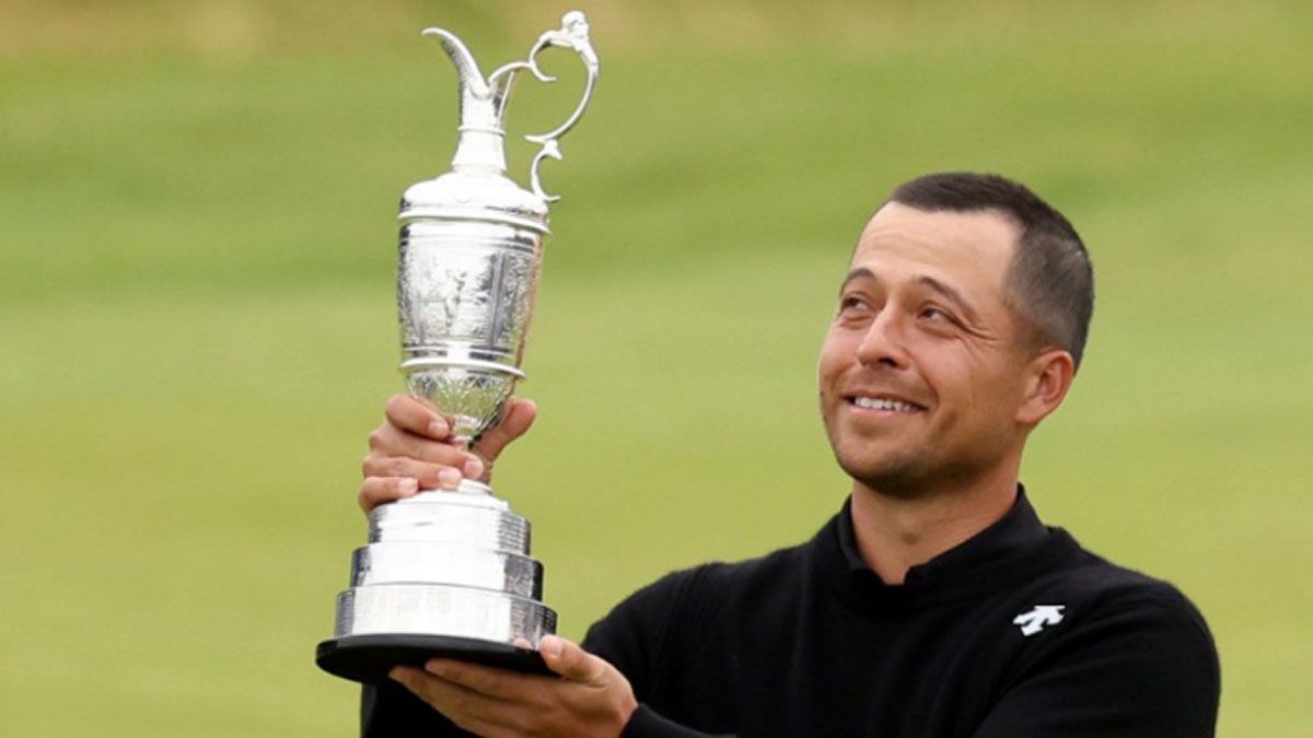 Schauffele con la legandaria Claret Jug.