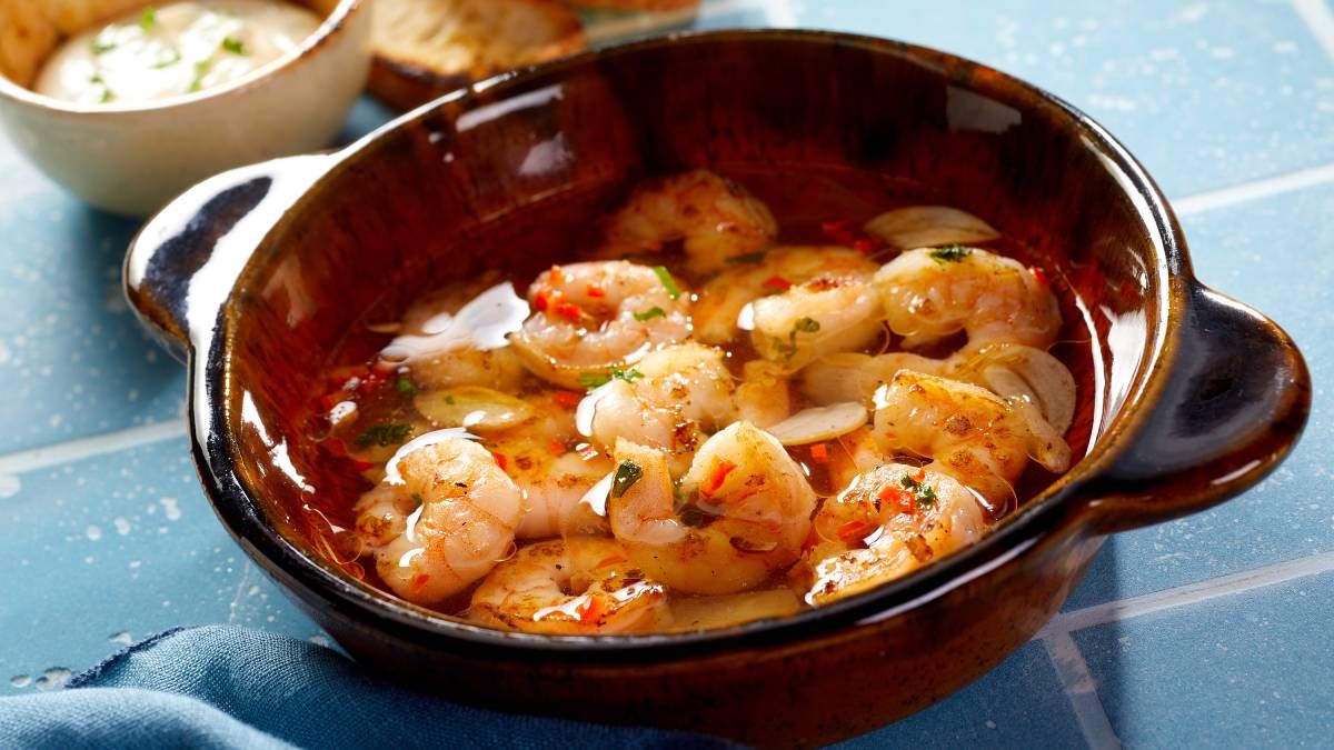 Recetas: gambas al ajillo. Foto: gentileza tasteatlas.