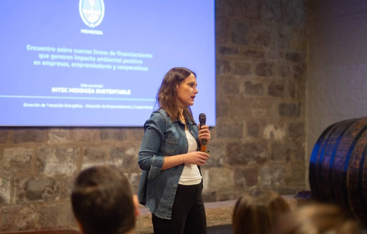 Nuria Ojeda, subsecretaria de Ambiente en los talleres sobre Distrito Malargüe Occidental. Nuria Ojeda, subsecretaria de Ambiente en los talleres sobre Distrito Malargüe Occidental.