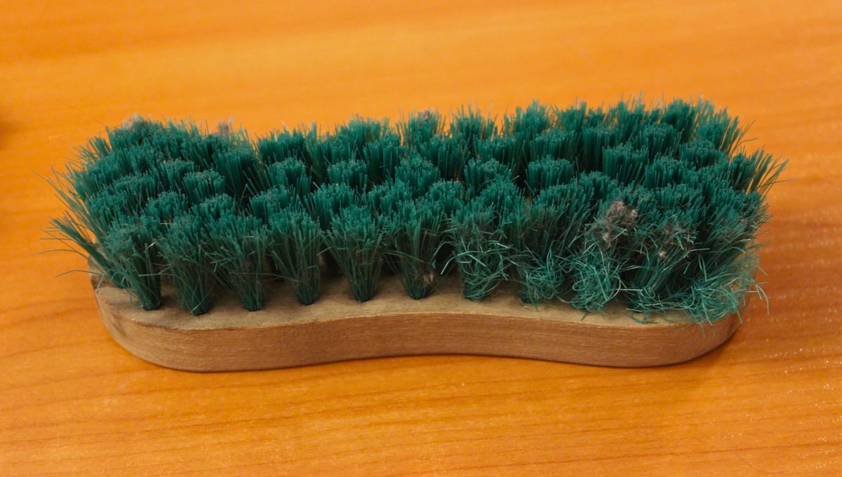 En cualquier caso hay un cepillo de estos que estan viejos. Reutilizalo y crea una hermosa idea.