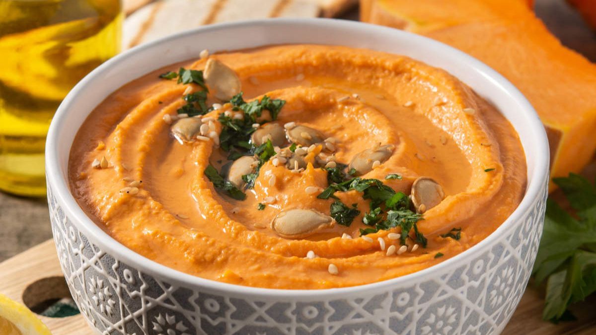 Recetas: Hummus de calabaza. Foto: gentileza cocina.lecturas.