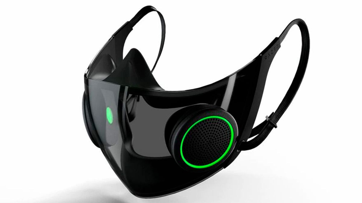 Salud. Barbijo inteligente: con traductor de idiomas y conexión al celular.