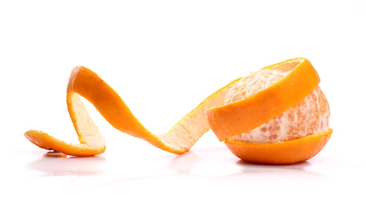 Cáscara de naranja. Cáscara de naranja.