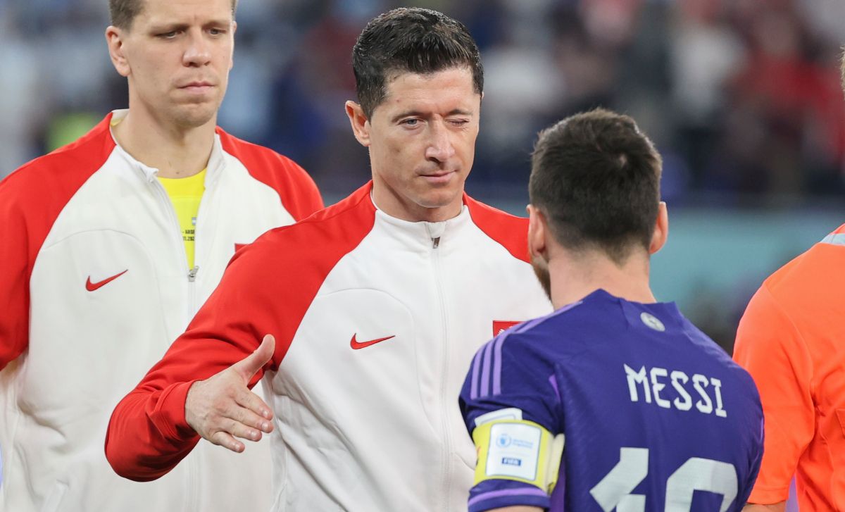 Lionel Messi vs. Robert Lewandowski: así fue el saludo en el Mundial Qatar 2022