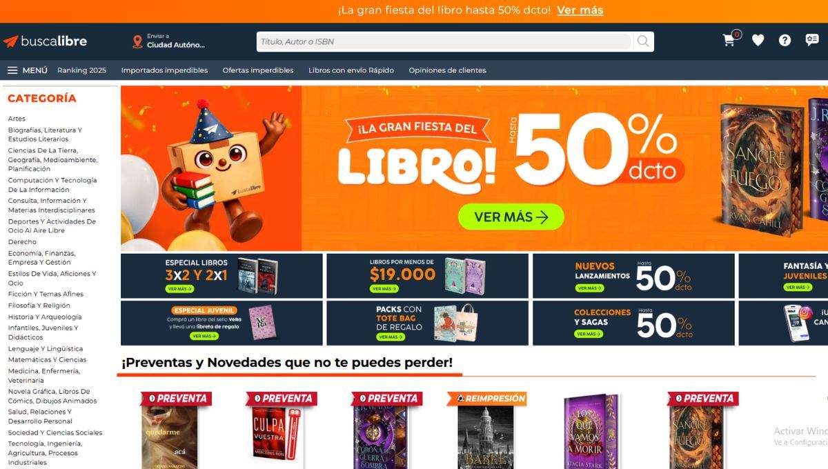 Buscalibre es uno de los sitios más importantes en Argentina para comprar libros online. Buscalibre es uno de los sitios más importantes en Argentina para comprar libros online.