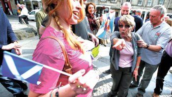 Crece el nerviosismo en el Reino Unido por el referéndum escocés