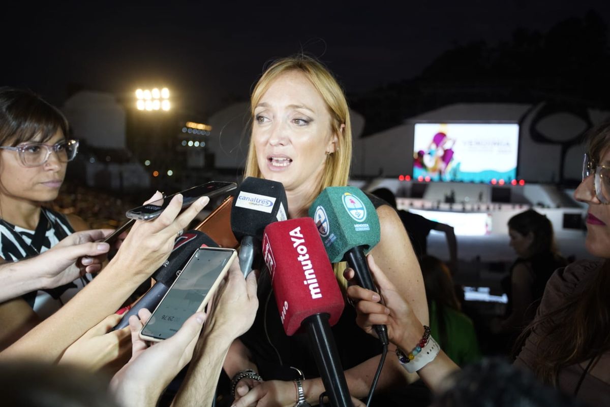 La senadora nacional Anabel Fernández Sagasti.