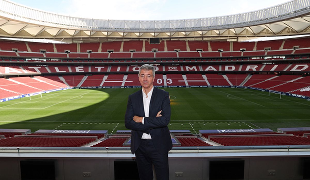 El accionista de Atlético Madrid se mostró conforme con el presente de su equipo. El accionista de Atlético Madrid se mostró conforme con el presente de su equipo.