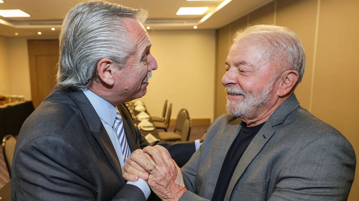 Alberto Fernández y Lula Da Silva.