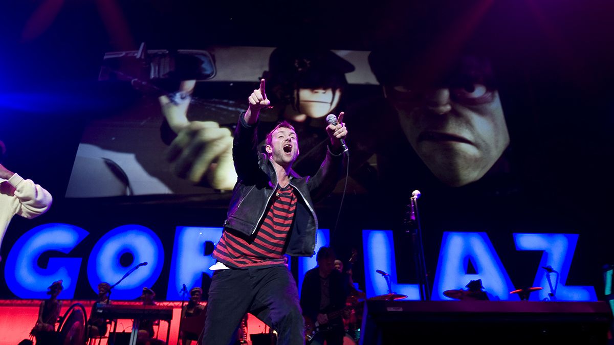 Damon Albarn es el líder de Gorillaz que estará este sábado en el Quilmes Rock.