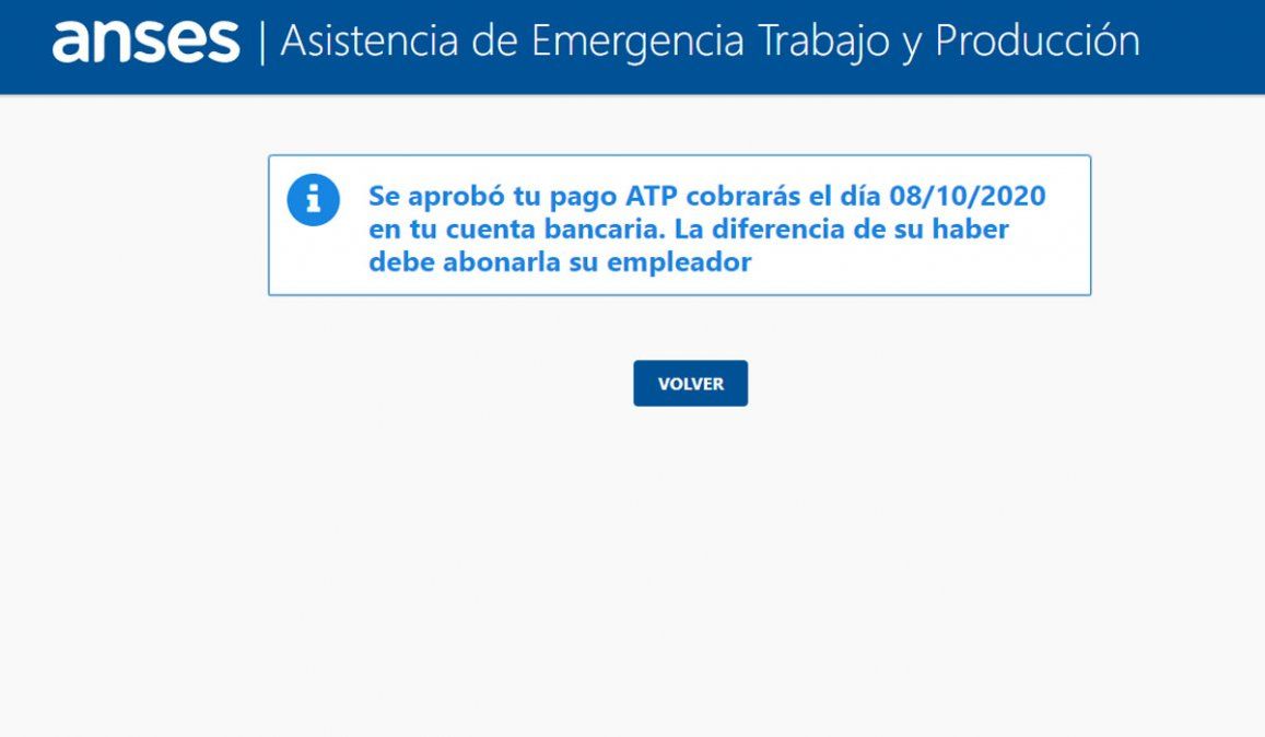 ATP octubre: ANSES confirma cuándo cobro el ATP ANSES