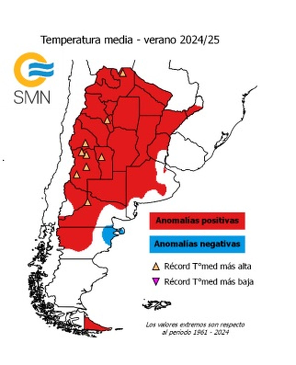 Estas son las zonas con mayores anomalías en la provincia. Estas son las zonas con mayores anomalías en la provincia.