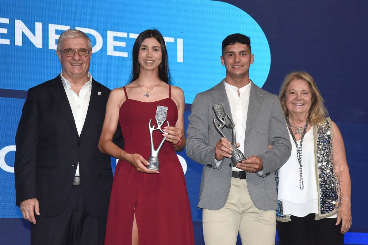 Julieta Benedetti y María Emilia Vargas fueron distinguidas en la Gala del Deporte Olímpico Argentino
