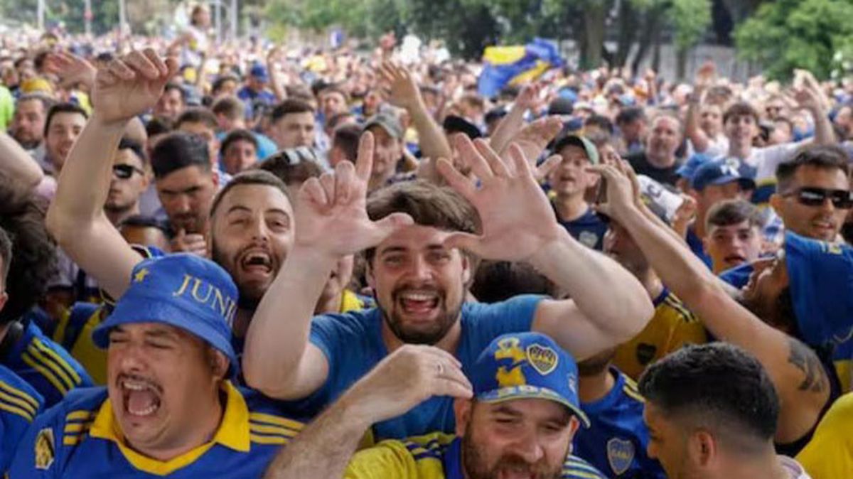 Incidentes en el ingreso de los hinchas del Boca al Maracaná