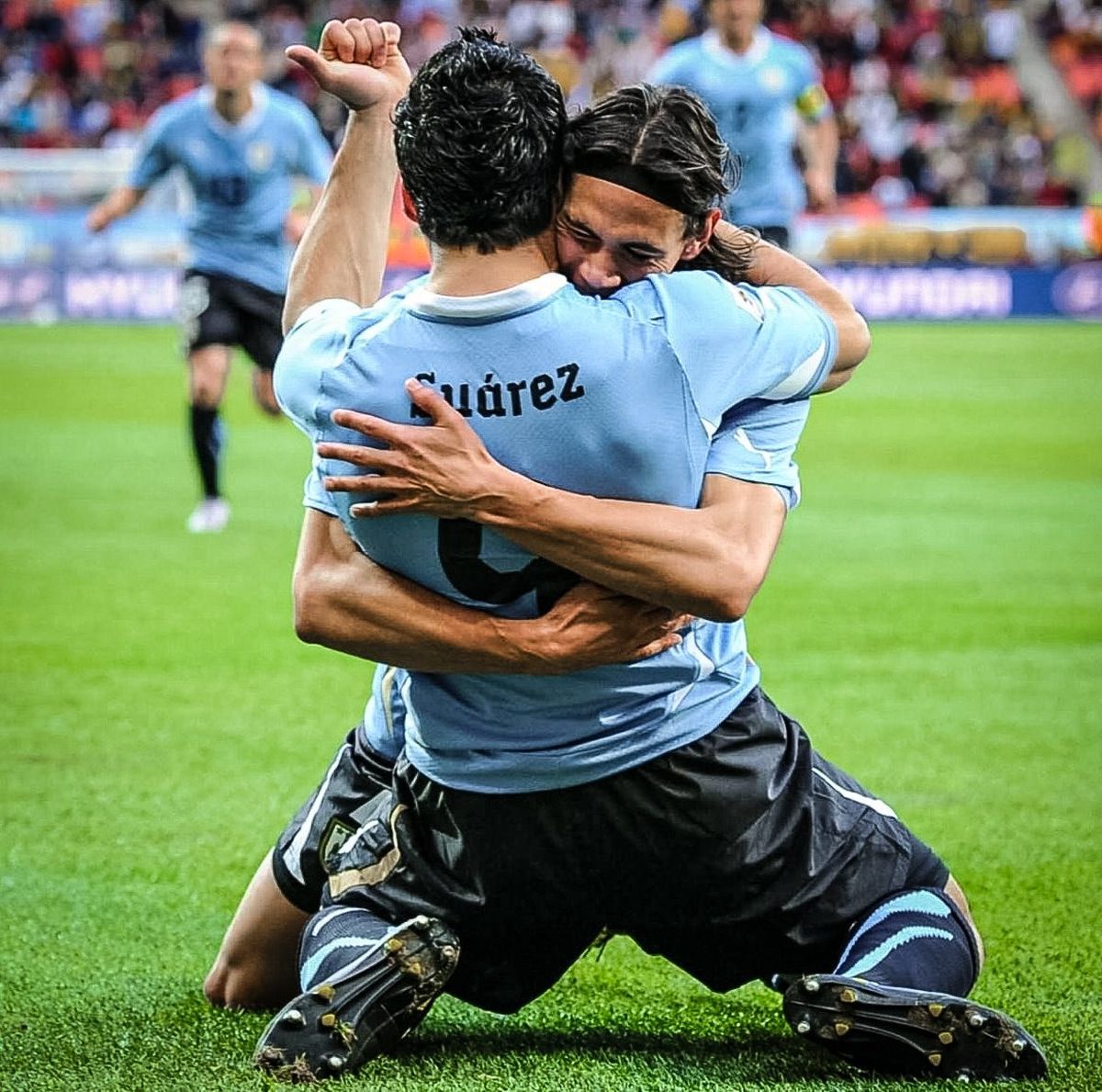 Luis Suárez y Edinson Cavani hicieron una dupla inmejorable en la ofensiva de la Selección de Uruguay. Luis Suárez y Edinson Cavani hicieron una dupla inmejorable en la ofensiva de la Selección de Uruguay.