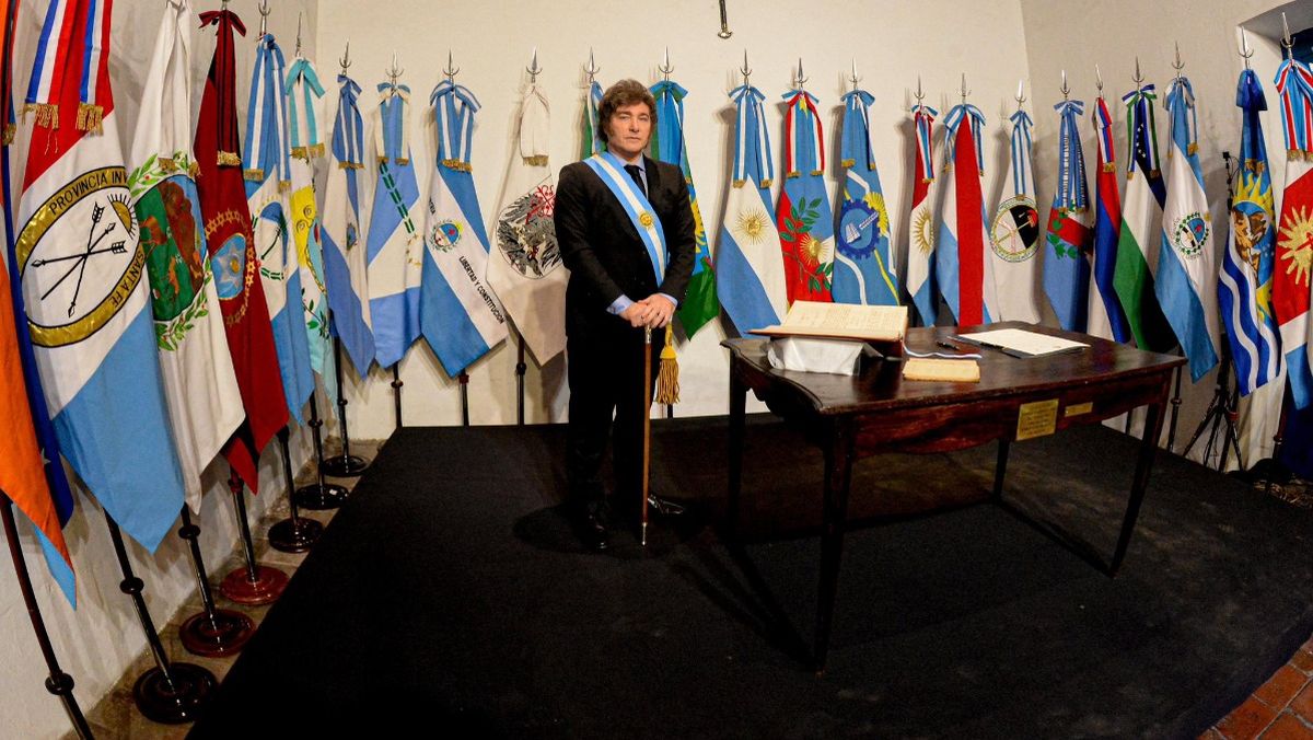 El presidente Javier Milei les dio un mensaje de apoyo a las provincias mineras. El presidente Javier Milei les dio un mensaje de apoyo a las provincias mineras.